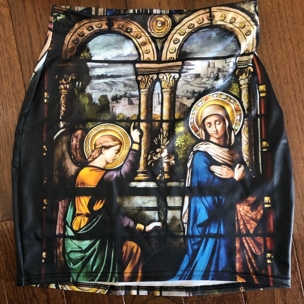 Black Milk Cathedral Mini Skirt
